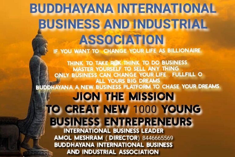 Mission Buddhist Economy. 19 Buddhayana International