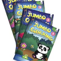 Jumbo Creative Colouring Books Combo for Kids 3 to 10 years