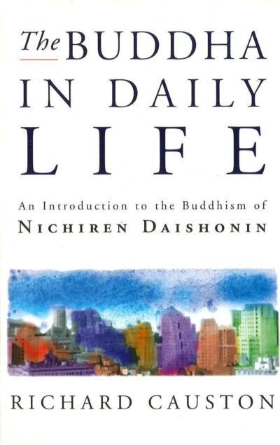 "Buddha in Daily Life" is a book written by Richard Causton that explores the practical application of Buddhist principles in everyday life.