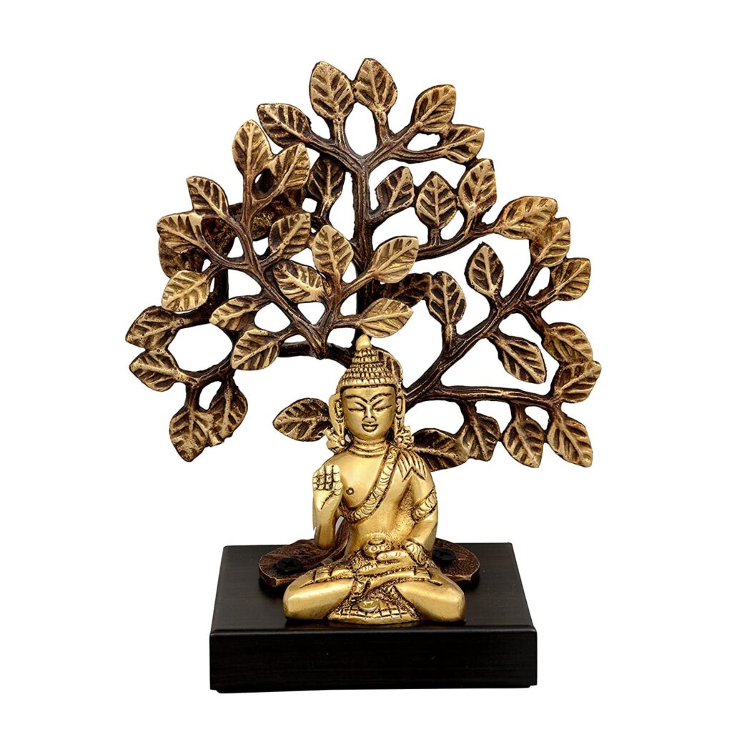 Meditating Buddha Brass