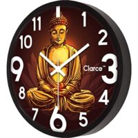 Buddha Painting wall clock for home decor.